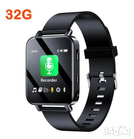 8хЯдрен OLED Bluetooth Смарт Часовник 1.4" TouchScreen Диктофон Гласовa Активaция Аудио Рекордер MP3, снимка 10 - Аудиосистеми - 45075051