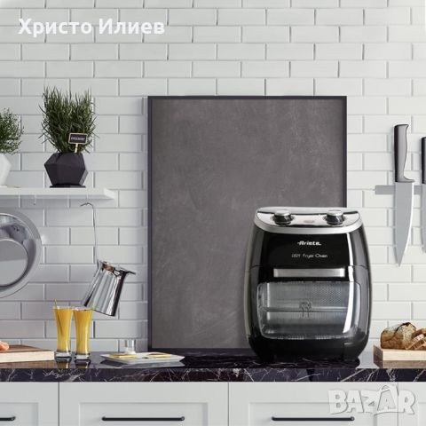 Фритюрник с горещ въздух Фурна Air fryer ЕЪР ФРАЙЪР Ariete 11L 2000W, снимка 6 - Фритюрници - 45298681