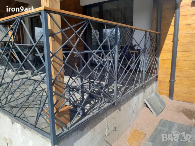Парапети за стълбища и тераси от ковано желязо, снимка 11 - Железария - 49708839