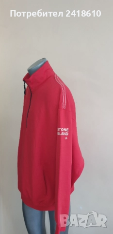 Stone Island Half Zip Sweatshirt  Mens Size 2XL  НОВО! ОРИГИНАЛ! Мъжкa Блуза - Суитшърт!, снимка 3 - Спортни дрехи, екипи - 52266692