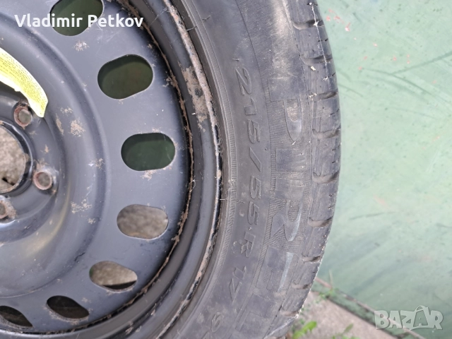 Продавам Резервна гума за Пежо 17 цола!Размер 215 55 17!За повече информация на телефона 0893685454, снимка 3 - Гуми и джанти - 49921727