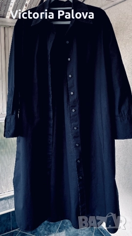 Рокля-риза COS твърд памук Швеция , снимка 3 - Рокли - 52021931