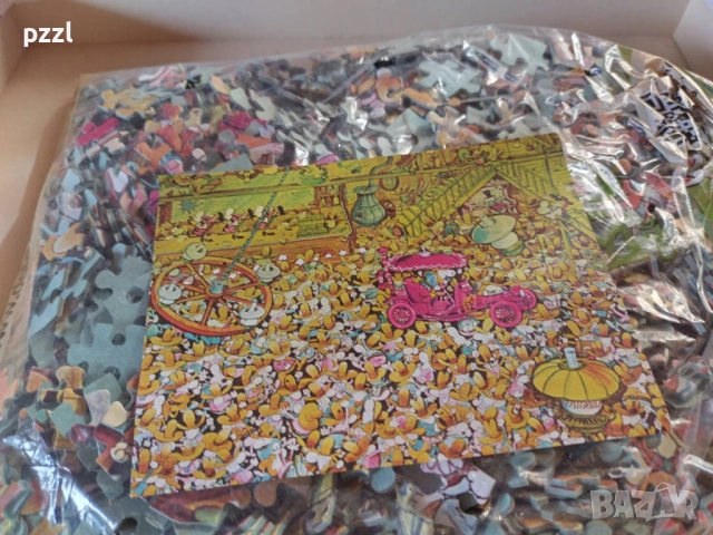 Пъзел "Mad Mordillio Party” Playfair 1973г. 1000 части, снимка 2 - Пъзели - 53698777