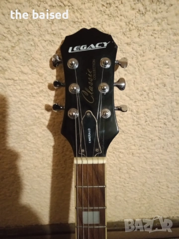 Електрическа китара Legacy emerald L.P., снимка 3 - Китари - 53691071