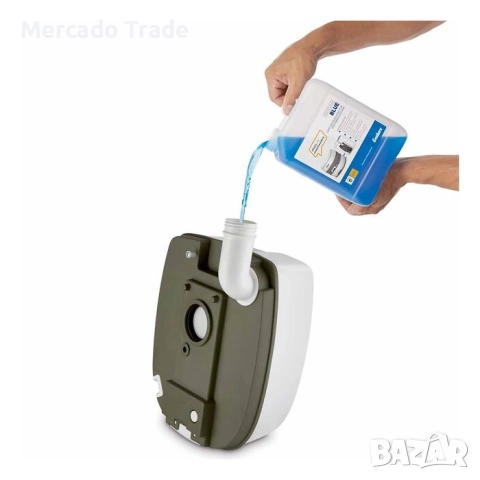 Мобилна химическа къмпинг тоалетна Mercado Trade, Пластмаса, 15л., Бял, снимка 3 - Химически тоалетни - 51552506