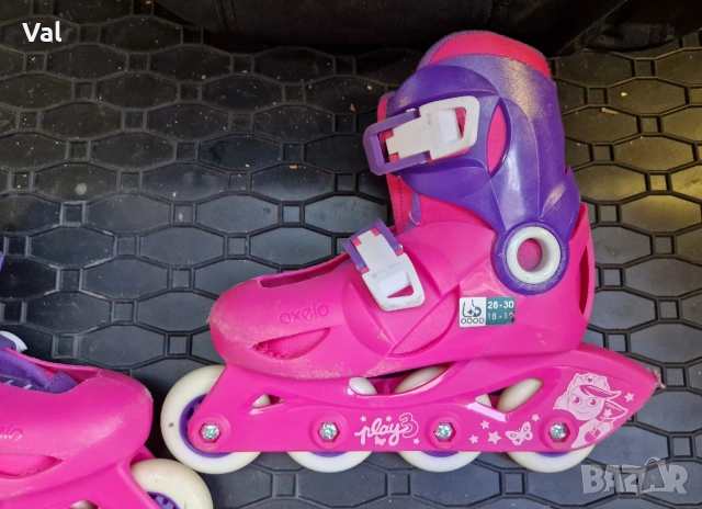 Ролери Oxelo Play 3 за момиче, размер 28-30., снимка 4 - Коли, камиони, мотори, писти - 54221497