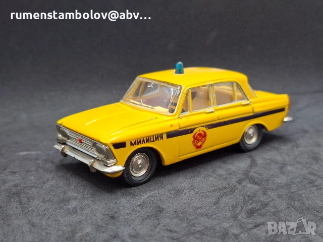 Москвич 412 ГАИ, А2, 1:43 - Тантал, Радон, Саратов