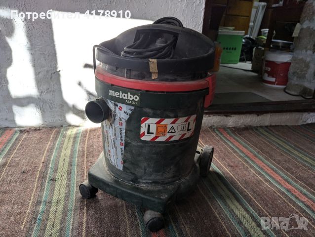 Прахосмукачка METABO 32L/1200 W, снимка 6 - Прахосмукачки - 46721299