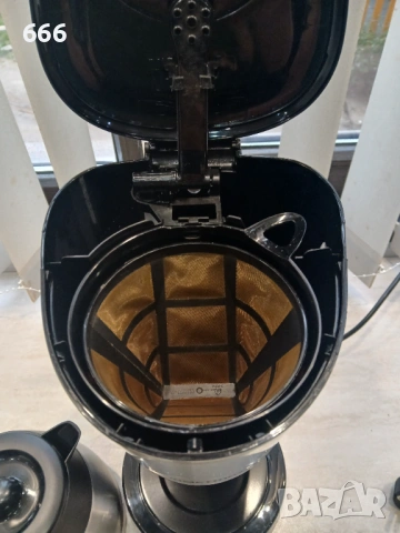 Кафемашина Gourmetmaxx с термос, перманентен филтър, 900 вата, снимка 8 - Кафемашини - 53935478
