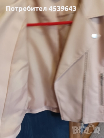 Кожено байкър яке Only, снимка 5 - Якета - 52948725