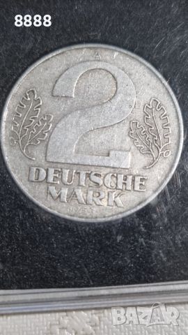 Монета 2 марки 1957 Германия - ГДР , снимка 2 - Нумизматика и бонистика - 45701210