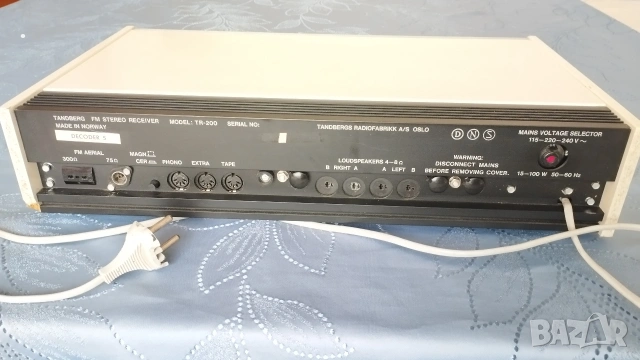 Ресийвър TANDBERG TR-200, снимка 3 - Ресийвъри, усилватели, смесителни пултове - 54159419