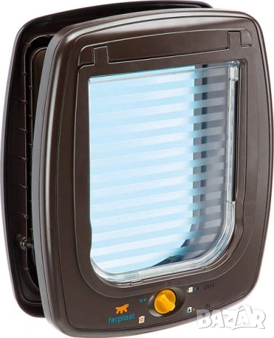 Врата за домашни любимци за големи котки и малки кучета с 4-посочно затваряне., снимка 2 - За кучета - 53078526