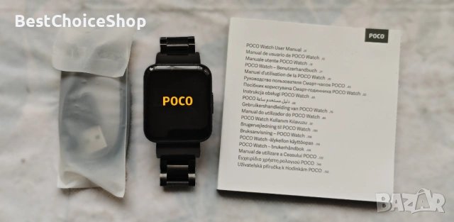 POCO Watch смарт часовник – GPS, AMOLED дисплей, 5ATM, снимка 3 - Смарт часовници - 53745637