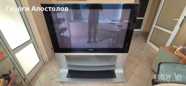 Продавам плазмен телевизор Panasonic 50 инча + стойка - 150 евро, снимка 2 - Телевизори - 54061903