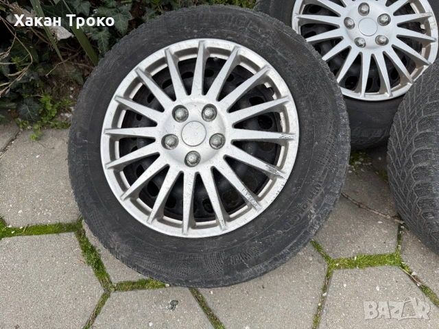 Джанти с гуми (Continental) 15ки 195/65/15 Mercedes w203, снимка 3 - Гуми и джанти - 54014002