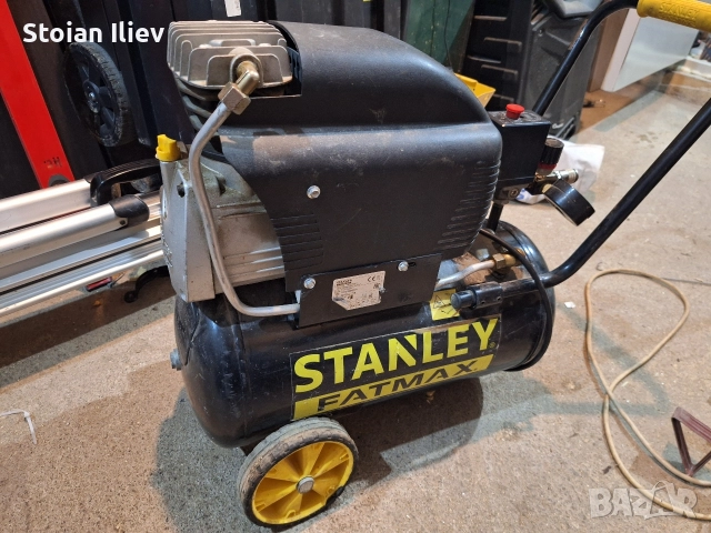 Компресор "Stanley 24l", снимка 5 - Компресори - 52617765