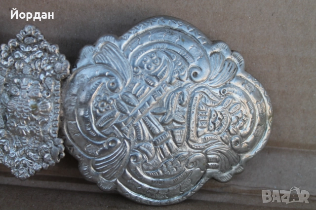 Сребърни пафти, снимка 4 - Антикварни и старинни предмети - 52367237