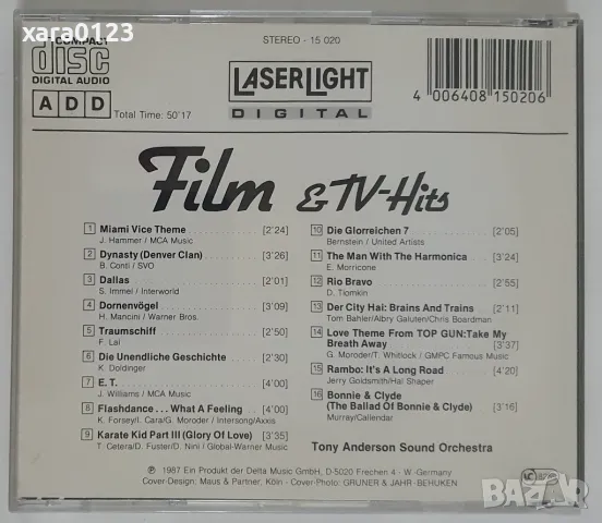 Tony Anderson Sound Orchestra – Film & TV-Hits, снимка 2 - CD дискове - 49263744