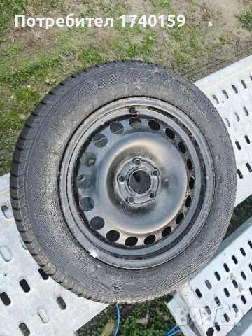 Джанта с гума за Опел 5x100, снимка 3 - Гуми и джанти - 52596969