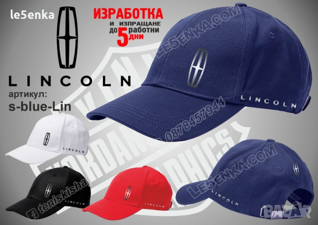 LINCOLN тениска и шапка, снимка 6 - Тениски - 32816620