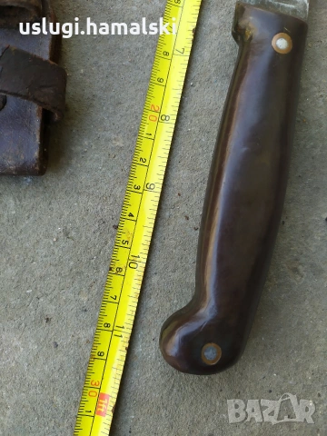 Стар нож с кания, снимка 4 - Антикварни и старинни предмети - 54173695