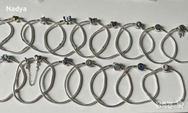 Гривни и талисмани Pandora, снимка 2 - Гривни - 53526584