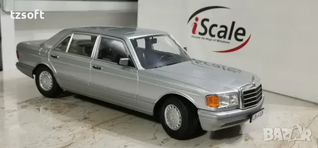 Mercedes Benz S-Class -W126 - iScale 1:18, снимка 8 - Колекции - 46914658