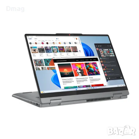 14" тъч IdeaPad 5/ Ryzen 7 8845HS /16GB/ 1TB SSD/Win11, снимка 7 - Лаптопи за дома - 48632306