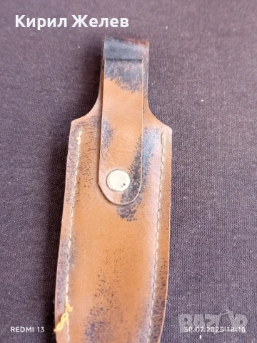 Кожена кания за нож ръчна изработка за КОЛЕКЦИЯ 44820, снимка 4 - Ножове - 51195262