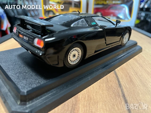 Метална колекционерска количкa BBURAGO BUGATTI EB 110 мащаб 1:24, снимка 3 - Колекции - 50854443
