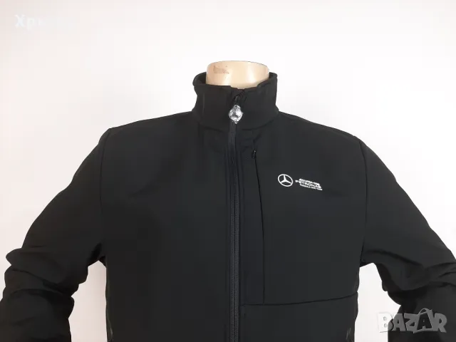 Mercedes AMG F1 Softshell - Оригинално мъжко яке размер, снимка 8 - Якета - 49851580