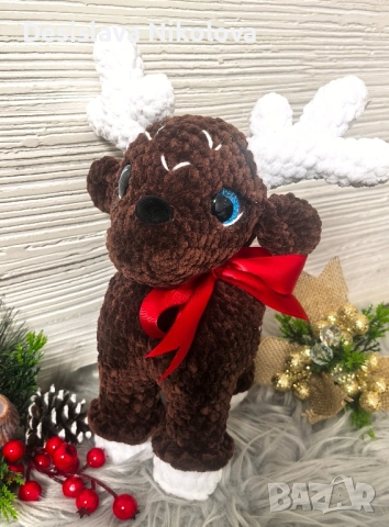 Амигуруми, плетена играчка, Коледа , снимка 6 - Плюшени играчки - 52311265