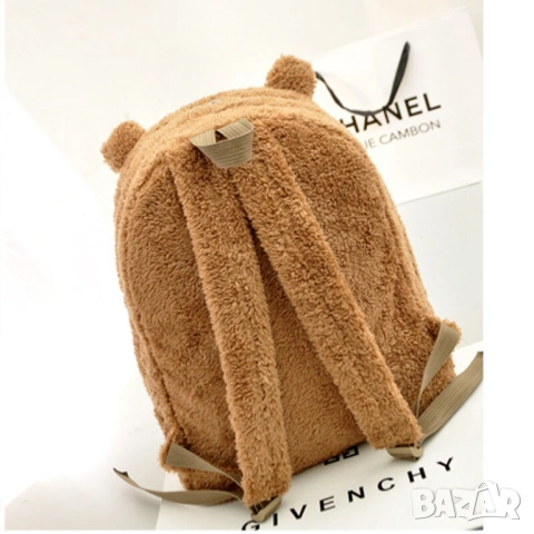 Teddy Backpack - плюшена раница - момичешка, ученическа, детска, снимка 4 - Раници - 53646396