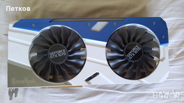 видео карта Palit GeForce GTX 1070 GameRock 8GB GDDR5, снимка 2 - Видеокарти - 46414732