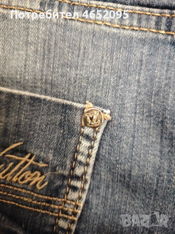 Къси Дамски дънки 3/4-ти Louis vuitton, снимка 5 - Дънки - 53298823