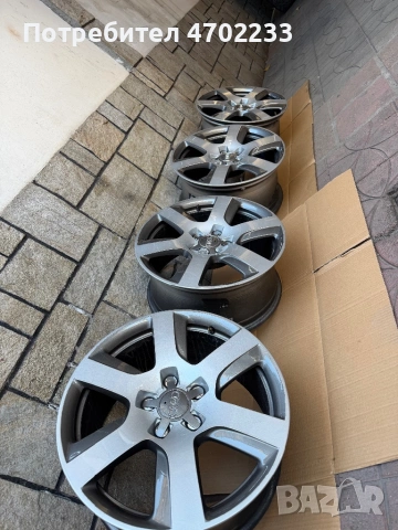 Audi 17” Оригинални джанти за Ауди, снимка 2 - Гуми и джанти - 53020162