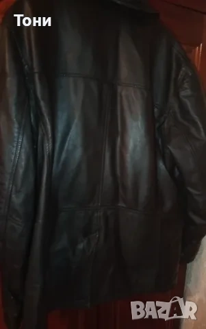 Ново Мъжко Зимно Яке Изцяло от Натурална Естествена Кожа XL , снимка 12 - Якета - 53661137