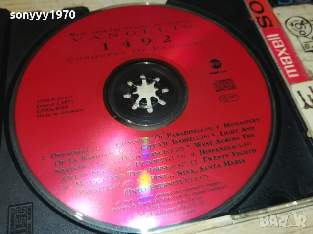 VANGELIS CD 2707251208, снимка 4 - CD дискове - 51156067