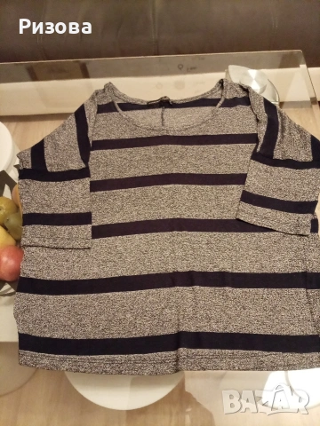 Подарявам дамски блузи, голями ХЛ, маркови, снимка 14 - Тениски - 54247969