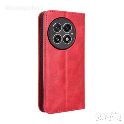 OnePlus 13 5G Retro Texture Wallet Калъф и Протектор, снимка 4 - Калъфи, кейсове - 51259043
