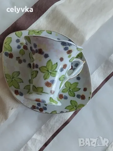 Сет за кафе - японски порцелан, снимка 2 - Чаши - 49749921