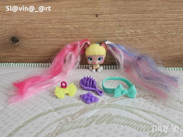 VIP PETS Оригинално Модно кученце за прически, снимка 2 - Кукли - 53436674