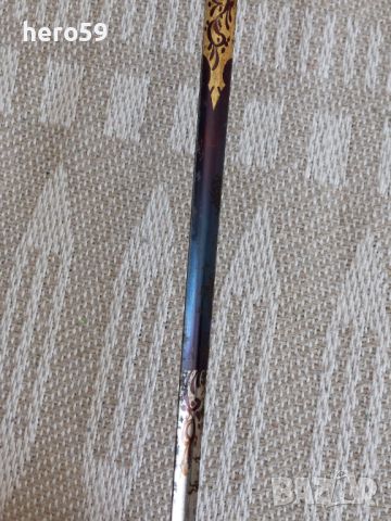Много рядък бастун с тристранно острие с клеймо"Толедо"дръжка от рог, снимка 6 - Антикварни и старинни предмети - 46262482
