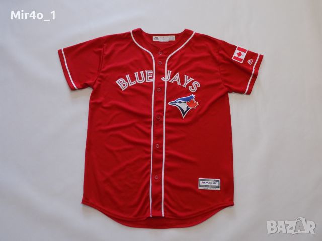 бейзболно горнище MLB canada day toronto blue jays donaldson majestic екип тениска мъжко оригинал S, снимка 1 - Спортни дрехи, екипи - 46174912
