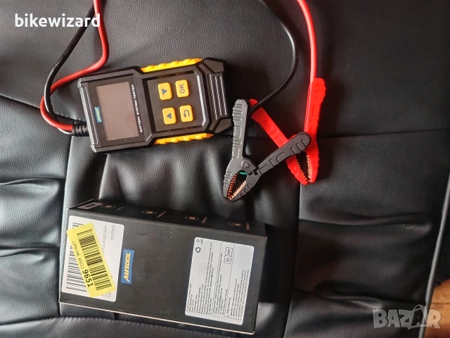 12V 24V цифров тестер за автомобилни акумулатори с тест за натоварване и алтернатор НОВО, снимка 6 - Друга електроника - 53263720