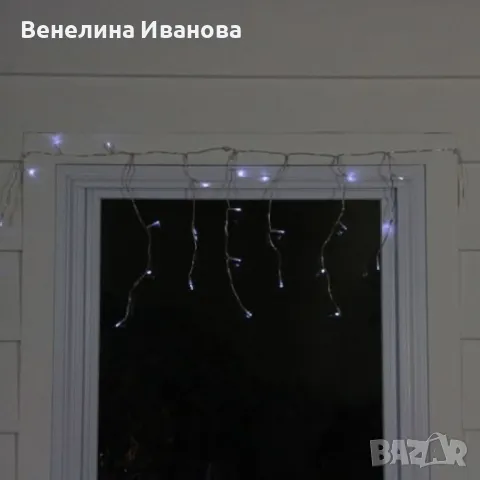 Светеща LED завеса за външен монтаж, снимка 3 - Лед осветление - 48081311