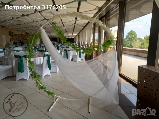 Украса за сватба, снимка 4 - Декорация - 51197830