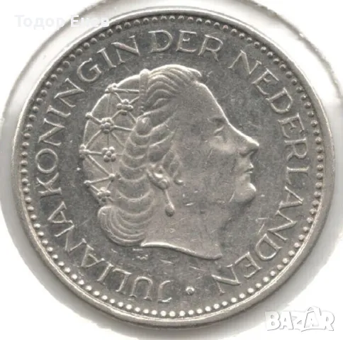 Netherlands-1 Gulden-1977-KM# 184a-Juliana, снимка 2 - Нумизматика и бонистика - 47154139