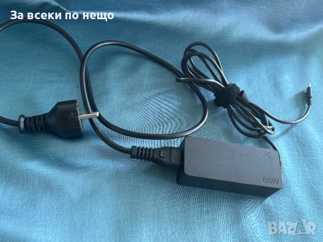 Оригинално Зарядно за лаптоп Lenovo 65W, USB-C , Type C , снимка 2 - Кабели и адаптери - 51508848